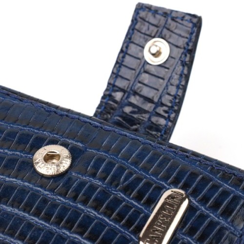 Гаманець Canpellini З натуральної шкіри Синій (21887)