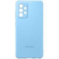 Чохол до мобільного телефона Samsung SAMSUNG Galaxy A52/A525 Silicone Cover Blue (EF-PA525TLEGRU)