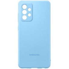 Чохол до мобільного телефона Samsung SAMSUNG Galaxy A52/A525 Silicone Cover Blue (EF-PA525TLEGRU)