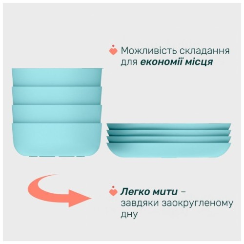 Набір дитячого посуду Chicco Set Pappa 12 м+ Блакитний (16201.25)