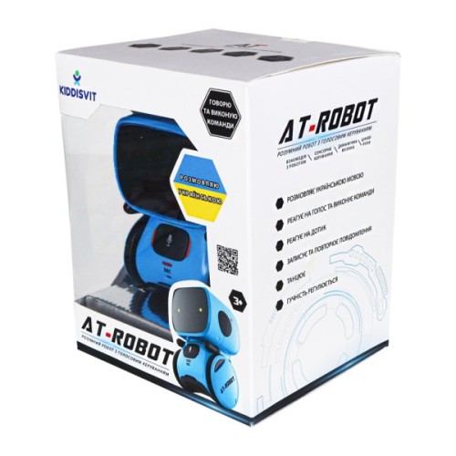Інтерактивна іграшка AT-Robot робот з голосовим керуванням синій, український (AT001-05-UKR)