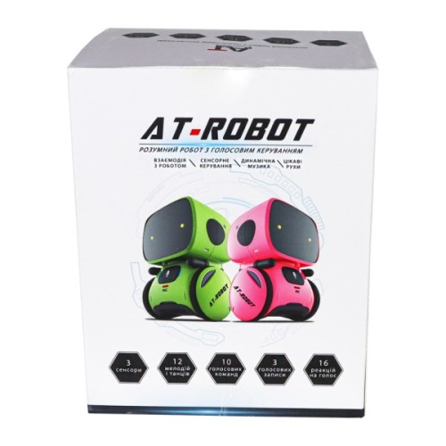 Інтерактивна іграшка AT-Robot робот з голосовим керуванням синій, український (AT001-05-UKR)
