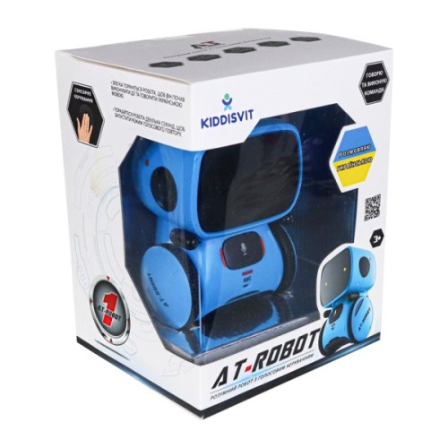 Інтерактивна іграшка AT-Robot робот з голосовим керуванням синій, український (AT001-05-UKR)