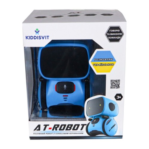 Інтерактивна іграшка AT-Robot робот з голосовим керуванням синій, український (AT001-05-UKR)