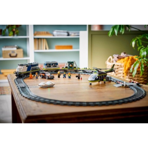 Конструктор LEGO City Пограбування поліцейського поїзда (60508)