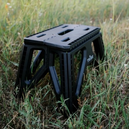 Стілець складаний Tribe Camp Chair Low пластиковий Black (T-EF-0001-black)