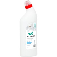 Засіб для чищення унітазу DeLaMark Білі квіти бавовни 1 л (4820152333650)
