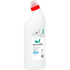 Засіб для чищення унітазу DeLaMark Білі квіти бавовни 1 л (4820152333650)