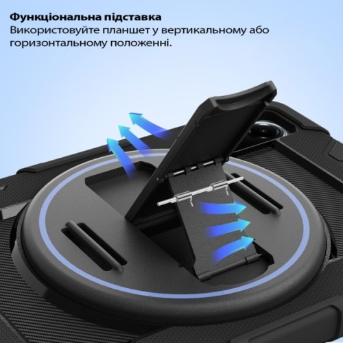Чохол до планшета BeCover Horizontal handle Samsung Galaxy Tab S10 Plus (SM-X820/SM-X826) 12.4" Black (716002)