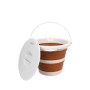 Відро складане Tribe Water Bucket Lid 5 л з кришкою terracota (T-FJ-0049-terracota)