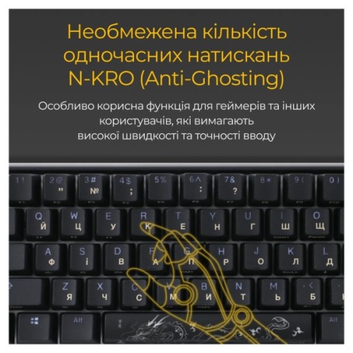 Клавіатура Ducky One 3 SF Cherry MX Red RGB UA USB Black (DKON2167ST-RUAPXCLAWSC1)