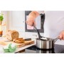Ложка кухарська KitchenAid Classic для сервірування з прорізами 34 см сірий (KHA004OHCHGG)