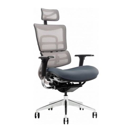 Офісне крісло GT Racer X-802 Bright Gray (X-802 Bright Gray (W-20 B-40))