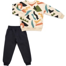 Спортивний костюм дитячий Smile флісовий (23219-98B-beige)