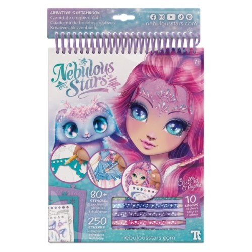 Набір для творчості Nebulous Stars Скетчбук Кристалія. Мотиви самоцвітів (11140)