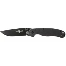 Ніж Ontario Knife RAT I AUS-8 Black, Black Blade (ON8846) Ніж Ontario Knife RAT I AUS-8 Black, Black Blade (ON8846)