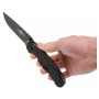 Ніж Ontario Knife RAT I AUS-8 Black, Black Blade (ON8846)