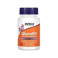 Вітамінно-мінеральний комплекс Now Foods Глюкофіт, контроль цукру, GlucoFit, 60 гелевих капсул (NF3095)