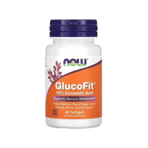 Вітамінно-мінеральний комплекс Now Foods Глюкофіт, контроль цукру, GlucoFit, 60 гелевих капсул (NF3095)
