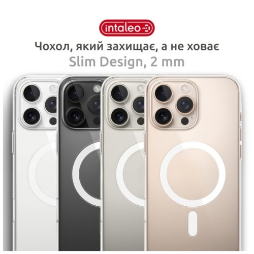 Чохол до мобільного телефона Intaleo CLEAR MagSafe Apple iPhone 16 Pro Max with Box (1283126607929)