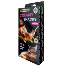 Ласощі для котів Lucky Star Лагідне пюре з м'яса кролика у стіках 10 г (4820281500527)