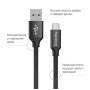 Дата кабель USB 2.0 AM to USB-C 2.0m black ColorWay (CW-CBUC008-BK)