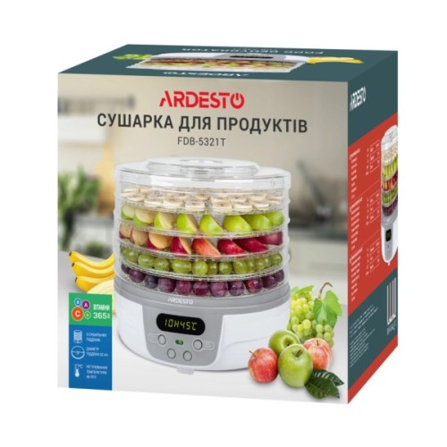 Сушка для овочів та фруктів Ardesto FDB-5321T