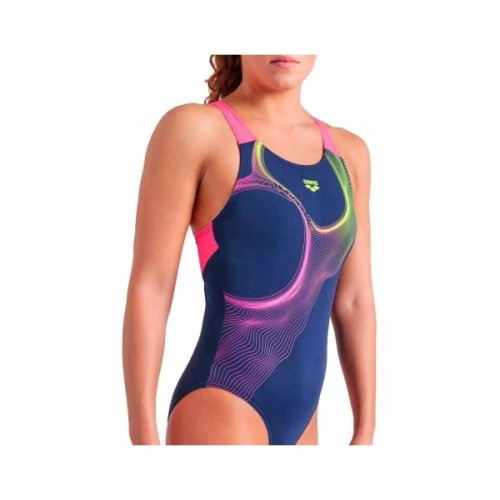 Купальник Arena Ripples Swimsuit V Back B 009021-780 синій 44 (3468337506119)