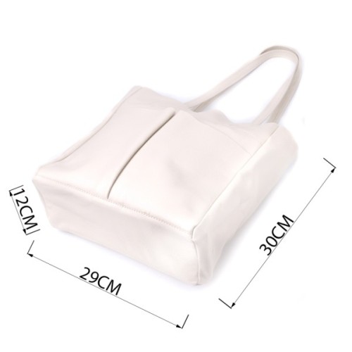 Сумка Shvigel Шопер з натуральної шкіри Бежева (22843)