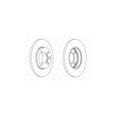 Гальмівний диск FERODO DDF103