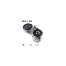 Натягувач ременя з роликом SKF VKM 31061