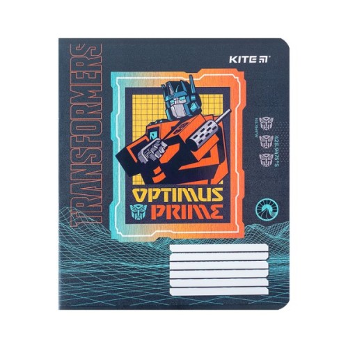 Зошит Kite Transformers 18 аркушів, клітинка (TF24-236)