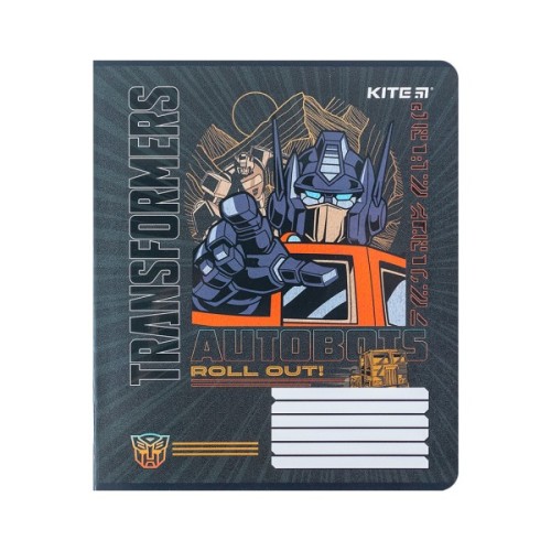 Зошит Kite Transformers 18 аркушів, клітинка (TF24-236)