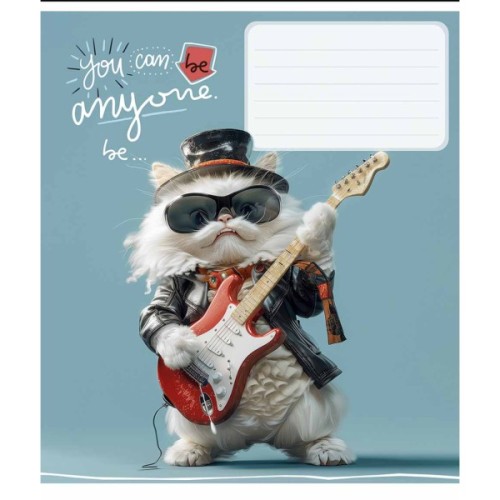 Зошит Школярик You can be anyone 12 аркушів клітинка (012-3436K)