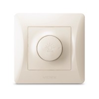 Світлорегулятор Videx BINERA 600Вт кремовий (VF-BNDM600-CR)