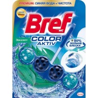 Туалетний блок Bref Кольорова вода Евкаліпт 50 г (9000101350708/9000101853087)