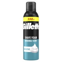 Піна для гоління Gillette Classic Sensitive 250 мл (8006530159142)