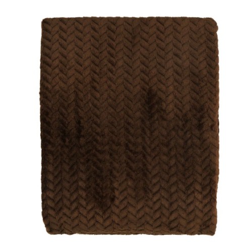 Плед Ardesto Jacquard Braid 160х200см, 100% поліестер, коричневий (ART0205JB)