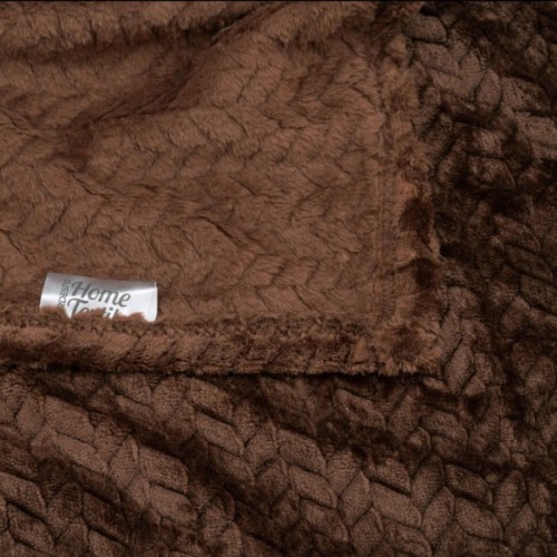 Плед Ardesto Jacquard Braid 160х200см, 100% поліестер, коричневий (ART0205JB)