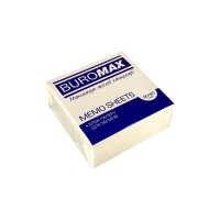 Папір для нотаток Buromax білий 90х90х40 мм, 500 аркушів не склеєний (BM.2277)