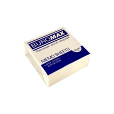 Папір для нотаток Buromax білий 90х90х40 мм, 500 аркушів не склеєний (BM.2277)