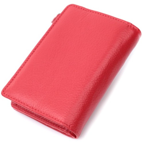 Гаманець ST Leather З натуральної шкіри Червоний (22739)