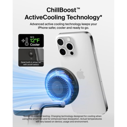 Зарядний пристрій Belkin UltraCharge Pro Wireless 3-in-1 25W charcoal (WIZ040KQCH)