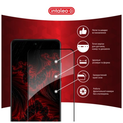 Скло захисне Intaleo Full Glue Oppo A3 5G Black (1283126598760)