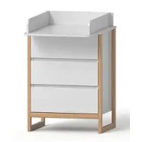 Комод-пеленатор Angelo Magic 60 см біло-бук 60х51х90 (19028)