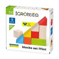 Кубики Ігротеко логічні кольорові 9 шт (900163)