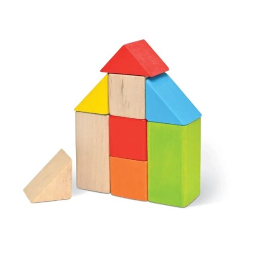 Кубики Ігротеко логічні кольорові 9 шт (900163)