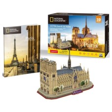 Пазл Cubic Fun Тривимірний пазл National geographic Нотр-Дам-де-Парі (DS0986h) Пазл Cubic Fun Тривимірний пазл National geographic Нотр-Дам-де-Парі (DS0986h)