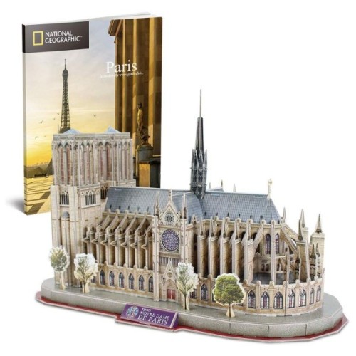 Пазл Cubic Fun Тривимірний пазл National geographic Нотр-Дам-де-Парі (DS0986h)