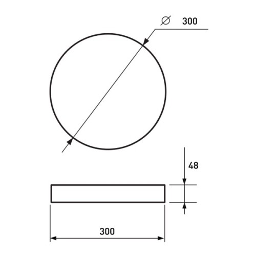Світильник Eurolamp Easy click 30W 4000K (LED-NLR-30/40(GM))